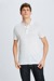 Leinen-Poloshirt Draven, weiß