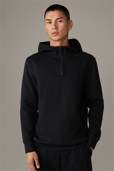 Flex Cross hoody Ives, #wearindependent, zwart