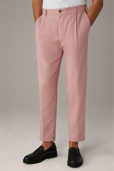 Pantalon à pinces Lois, rose pastel