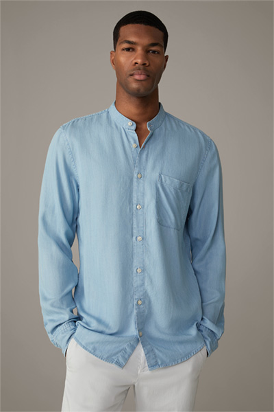 Overhemd Cadan, middenblauw