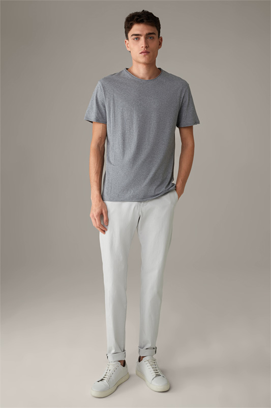 T-shirt en coton Tyler, gris chiné