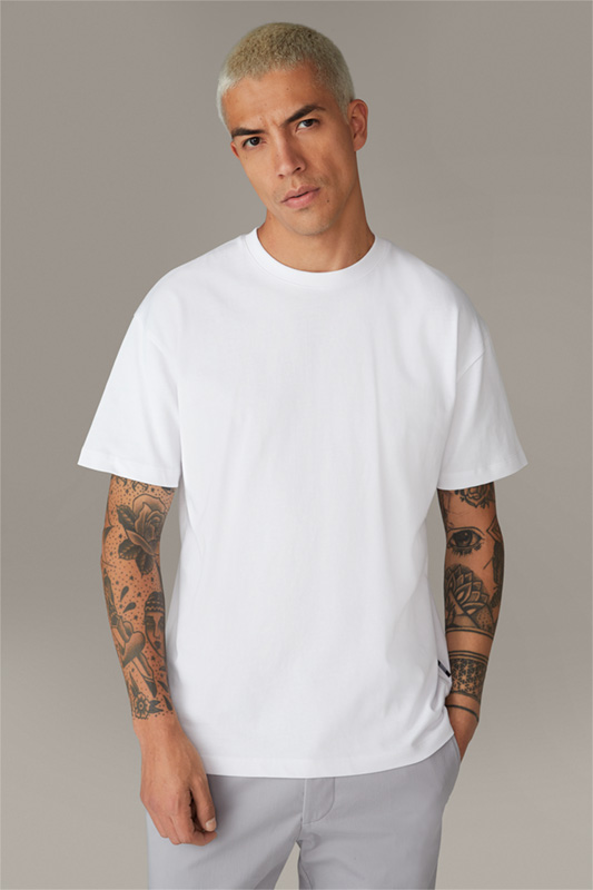 T-shirt Raku #wearindependent, blanc cassé