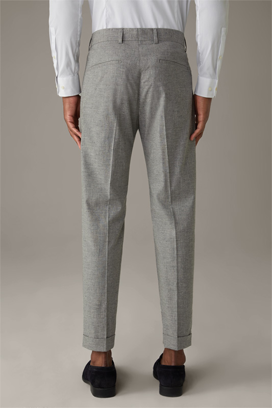 Pantalon modulaire Luc, gris chiné