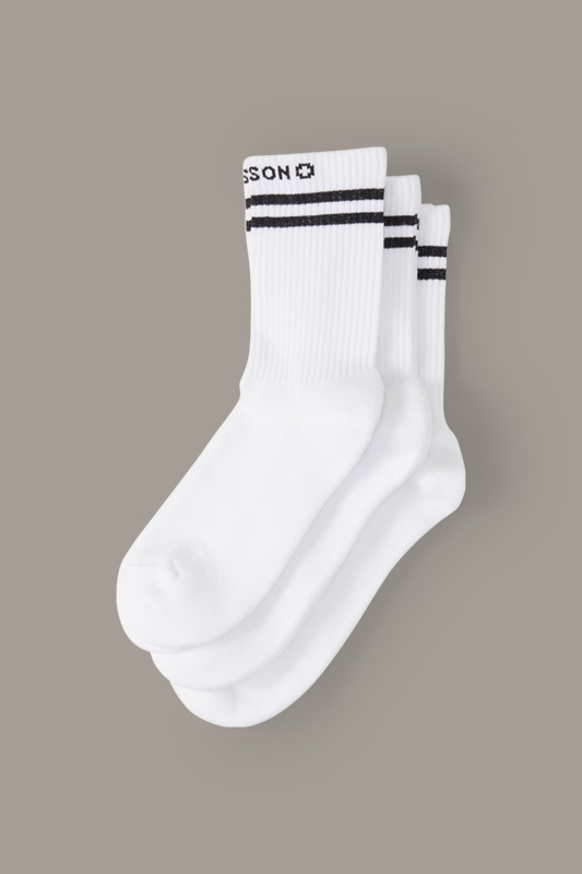 3er Pack Soft Cotton Socken, weiß