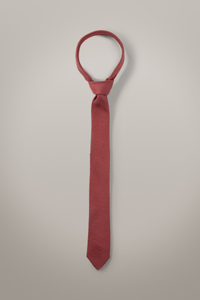 Krawatte, rot gemustert