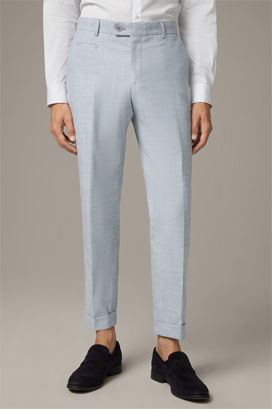 Pantalon modulaire Luc, bleu clair chiné