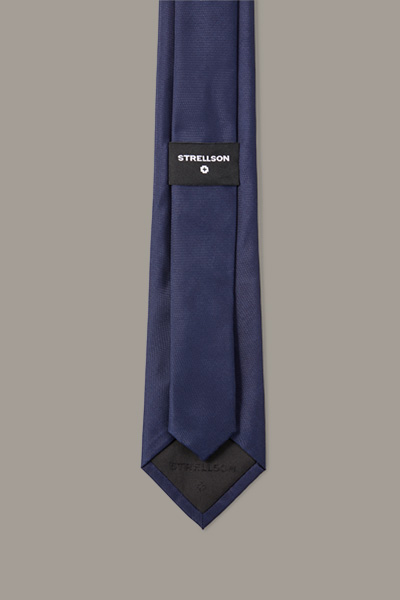 Zijden stropdas, donkerblauw