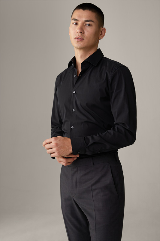 Overhemd Santos, zwart