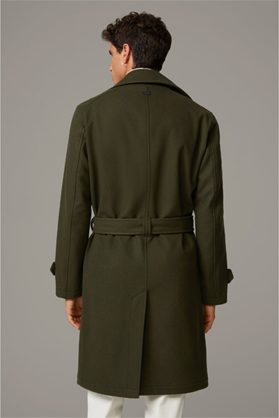 Manteau en laine mélangée The Trench Coat, olive