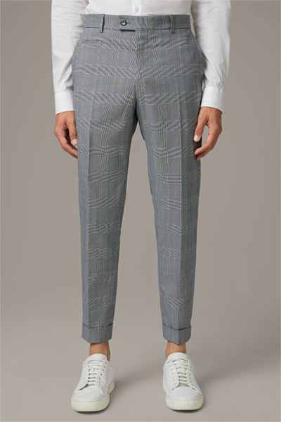 Pantalon modulaire Luc, gris à motif