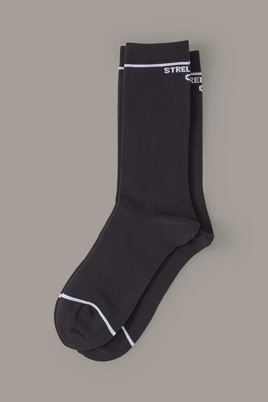 2er Pack Functional Sport Socken, schwarz