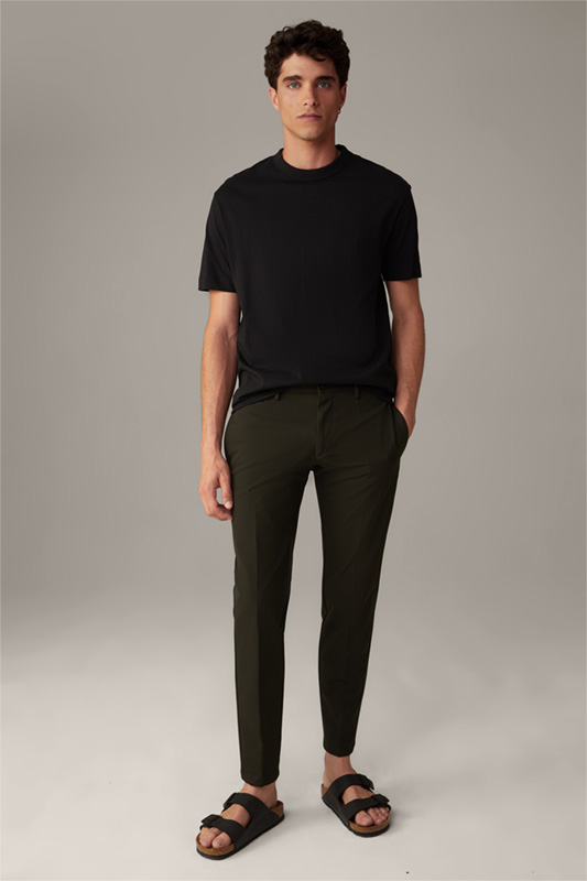 Baumwoll-T-Shirt Koray, schwarz