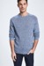 Pullover Lance, blau meliert