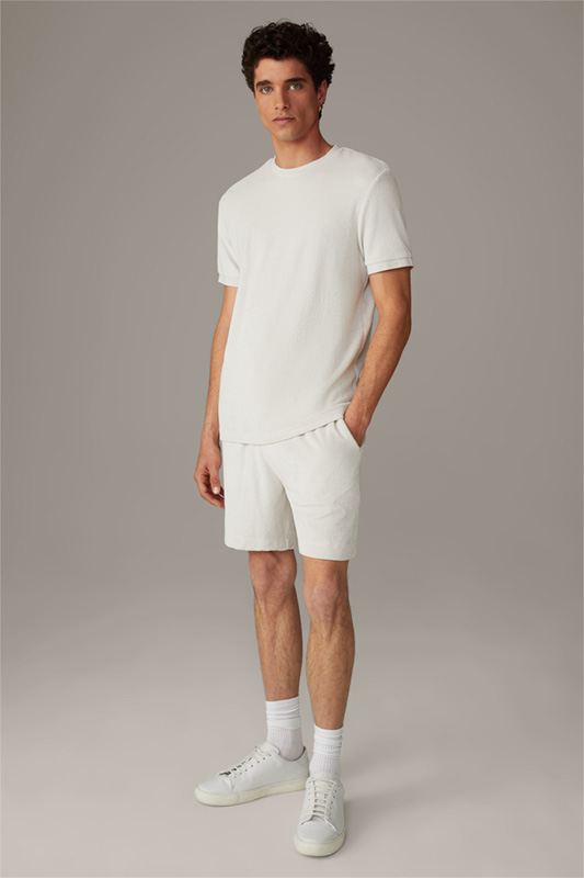 Frottee-T-Shirt Joseph, offwhite