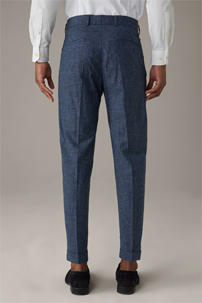 Pantalon modulaire Luc, bleu chiné