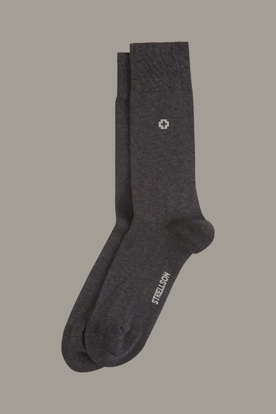 Chaussettes, anthracite chiné