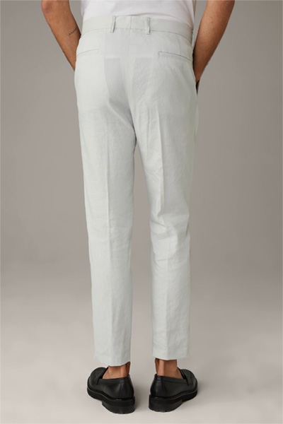 Pantalon en lin mélangé Till, blanc naturel