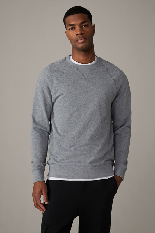 Katoenen sweater Oscar, grijs