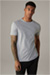 T-shirt Tyler, gris moyen chiné