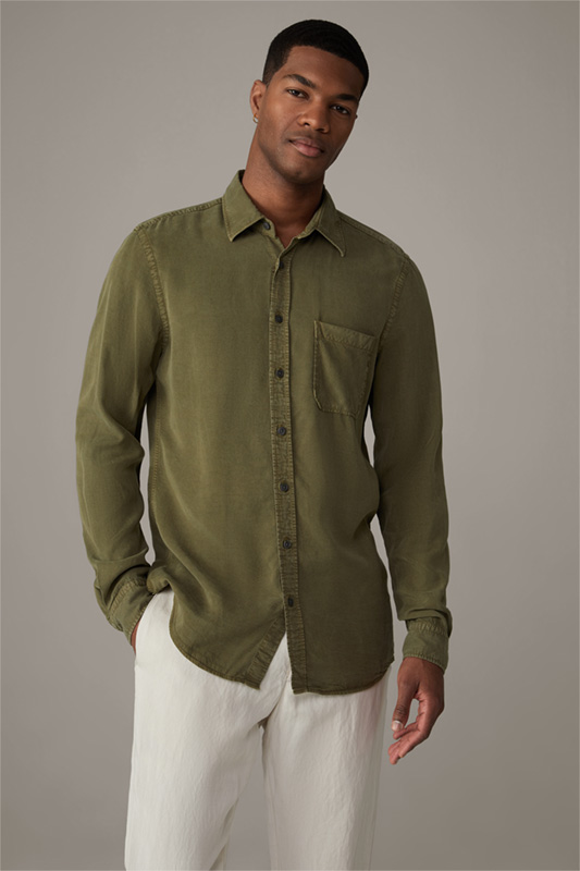 Overhemd Carver, donkergroen