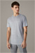 T-Shirt Draven aus Leinen, silber-grau