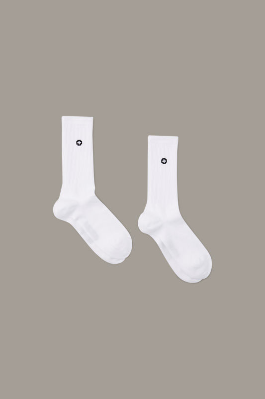 2er Pack Soft Cotton Socken, weiß