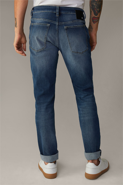 Flex Cross Jeans Robin, medium blau