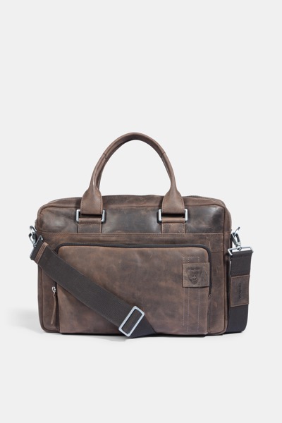 Briefcase Richmond, vintage-braun