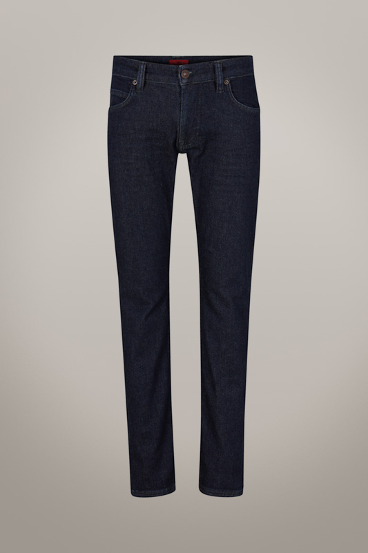 Flex Cross jeans Robin van biokatoen, donkerblauw
