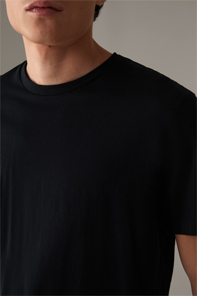 Baumwoll-T-Shirt Clark, schwarz