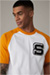 T-Shirt Tamo, weiß/orange