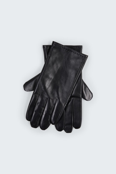 Leren handschoenen in geschenkverpakking, zwart