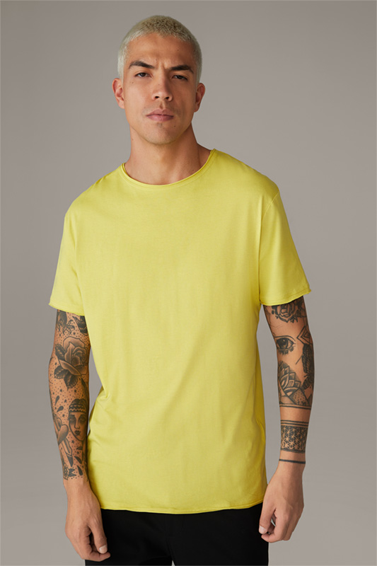 Baumwoll-T-Shirt Tyler, gelb