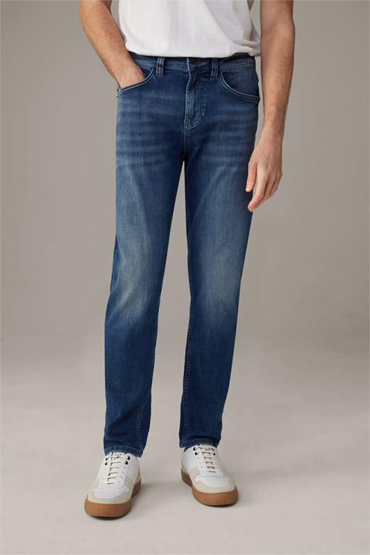 Flex Cross jeans Tab, blauw