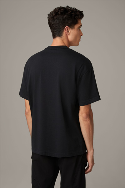 Baumwoll-T-Shirt Nadav, schwarz