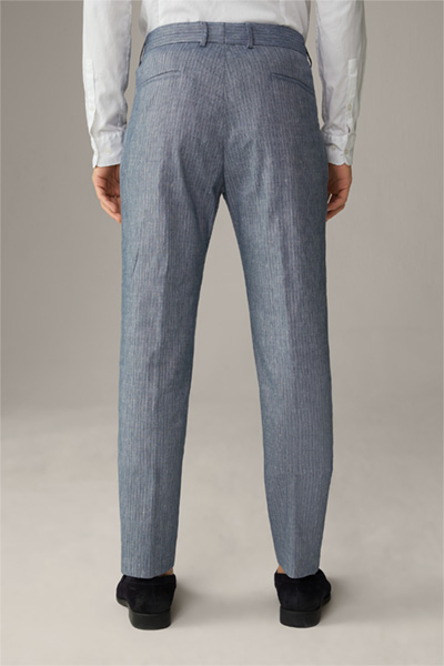 Pantalon modulaire Till, bleu clair à rayures