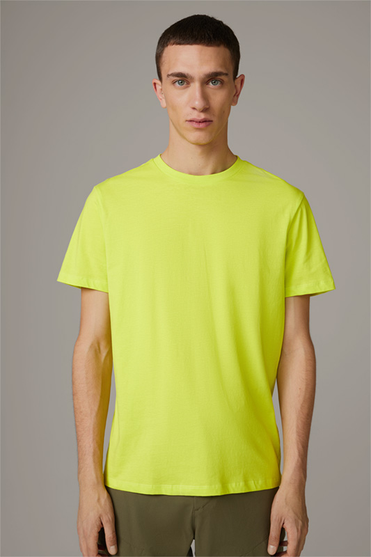 Katoenen T-shirt Clark, geel