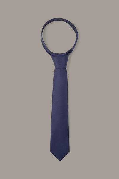 Zijden stropdas, donkerblauw