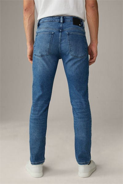 Flex Cross Jeans Robin, medium blau