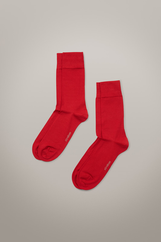 Business-Socken 2er Pack, samba red