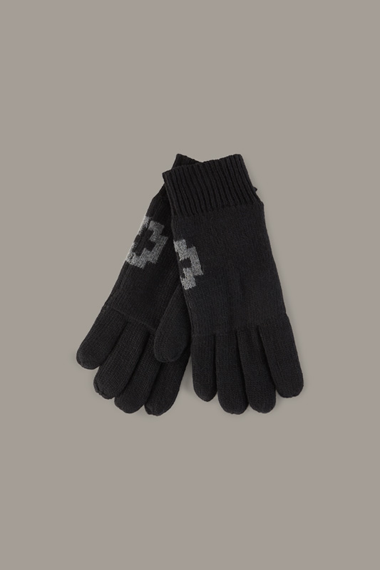 Woll-Handschuhe, schwarz