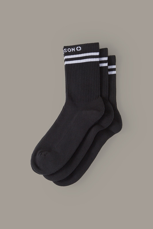 Onenigheid Eenzaamheid sleuf Basic Soft Cotton sokken in triopak, zwart - in de Strellson Online-Shop