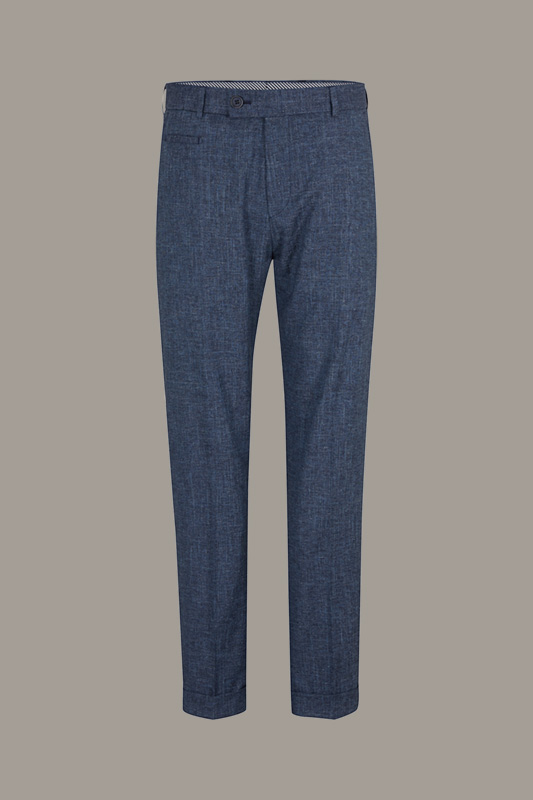 Pantalon modulaire Luc, bleu chiné