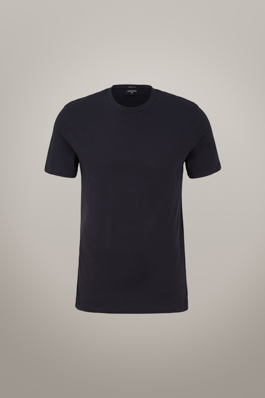 Katoenen T-shirt Clark, marineblauw