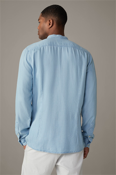 Overhemd Cadan, middenblauw