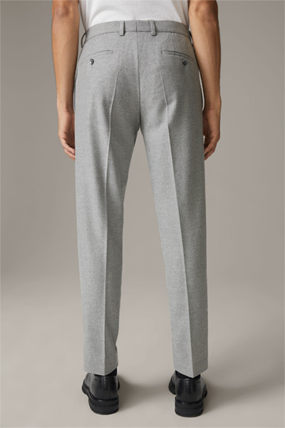 Pantalon de costume Kynd en laine mélangée, gris