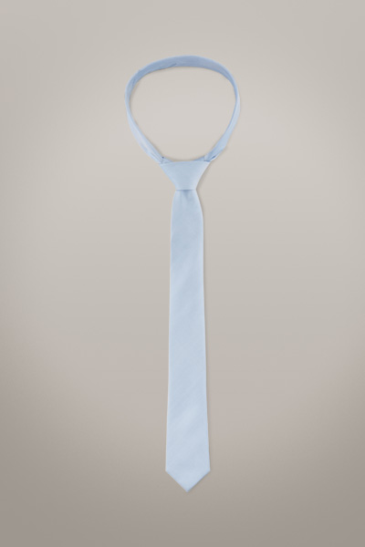 Zijden stropdas, lichtblauw
