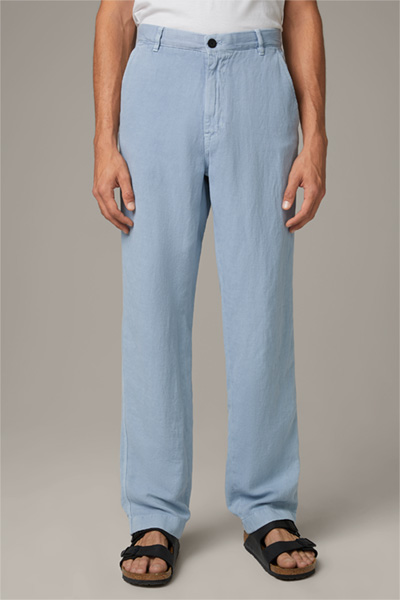 Flex Cross-pantalon Beda, lichtblauw gemêleerd