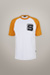 T-Shirt Tamo, weiß/orange