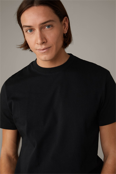 Baumwoll-T-Shirt Romad, schwarz